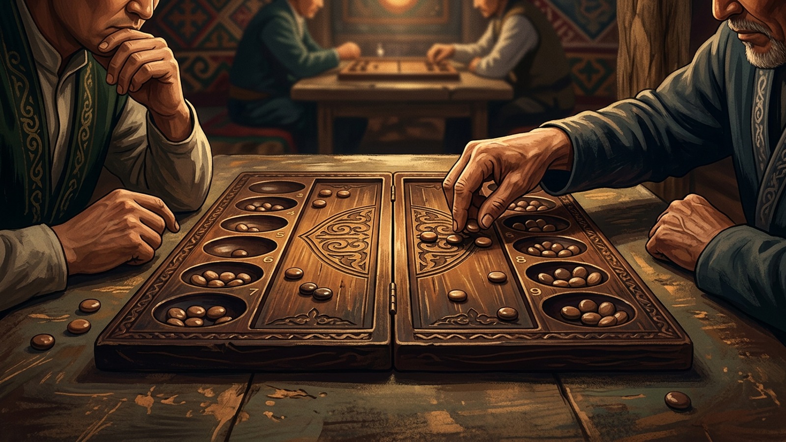 How to Count Moves in Togyz Kumalak: A Player's Thinking Model