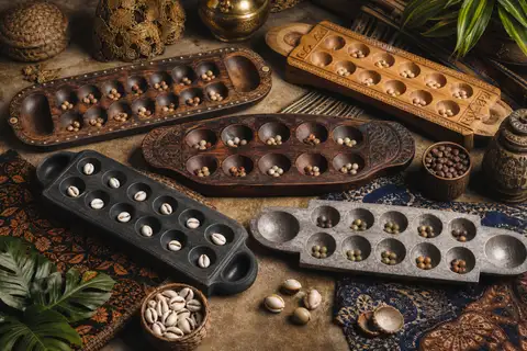 Mancala Variants: Sungka, Congklak, Pallanguzhi, and Bao