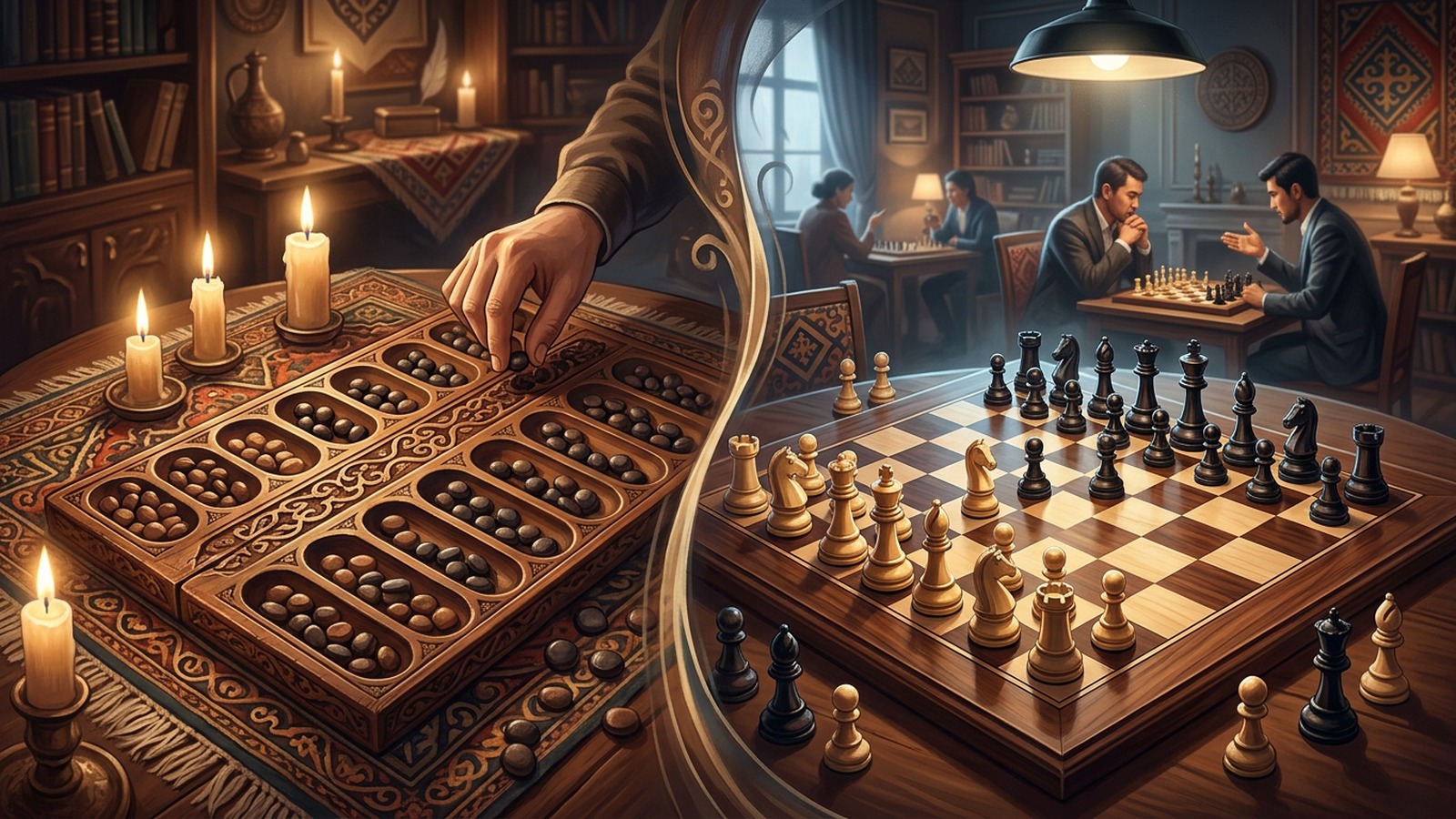 Тогызкумалак vs шахматы: что сложнее и что полезнее?